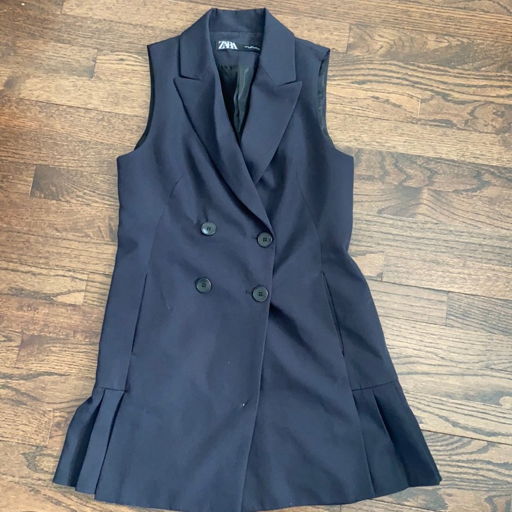 Zara blazer dress - deep navy